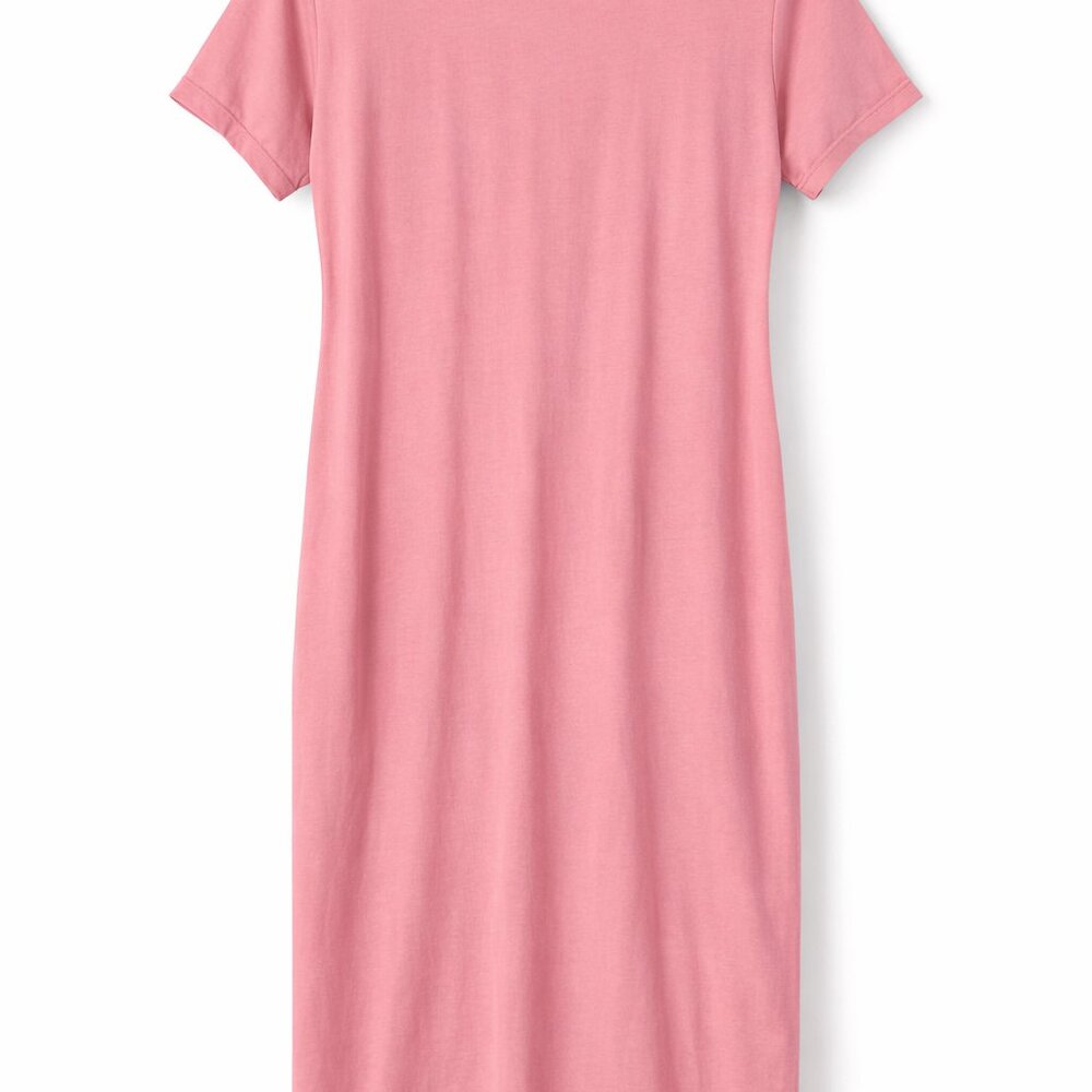 Pink Knot-Detail T-Shirt Dress. Wrap dress - Picture 2 of 6